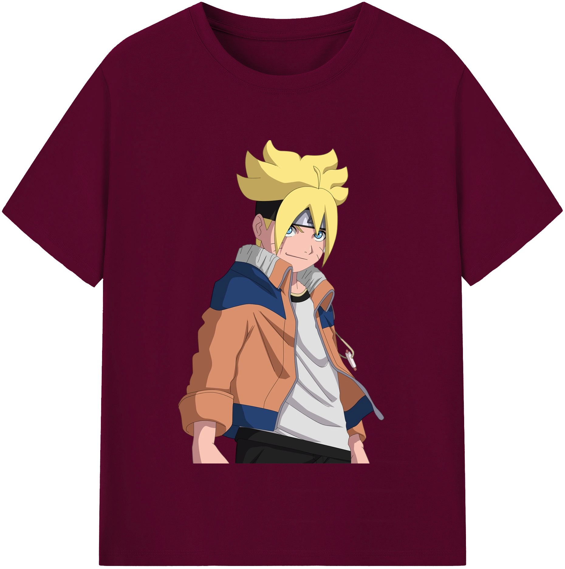 （画像用） NARUTO -ナルト- うずまき ナルト Uzumaki Naruto レディースカジュアルプリントTシャツ（綿100％）